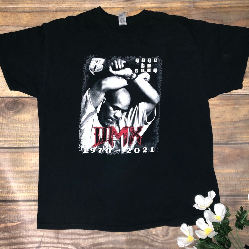 DMX Gone too soon Ruff Ryders is life 1970-2021 memorial T shirt XL